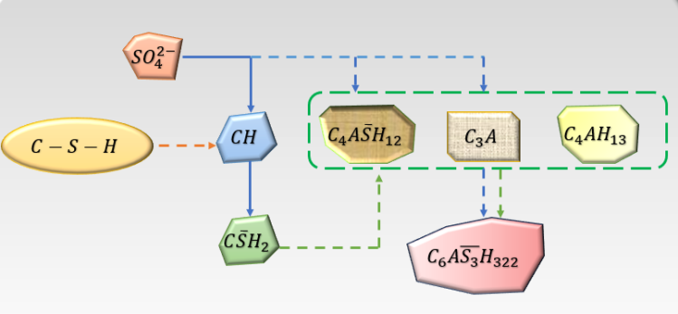 A Chemical Transport-Damage Model for Concrete under Sulfate Attack